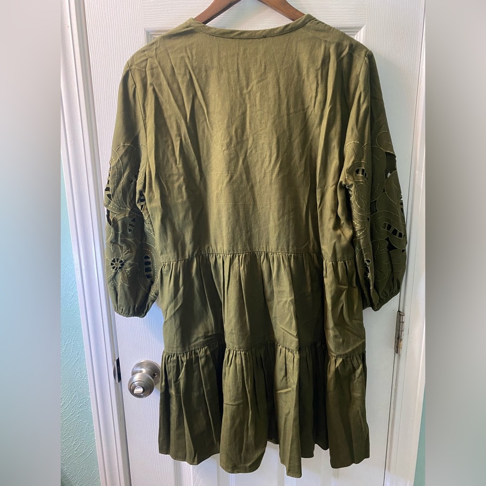 Sachin + Babi Kendall Dress in Olive - Picture 7 of 8